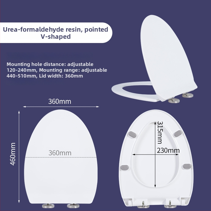 Univerzális WC-fedél urea-formaldehid gyantából, halk-záródású, régi stílusú fedél, Lycra Xiyin márka, standard/amerikai stílus, testreszabás mintaminta