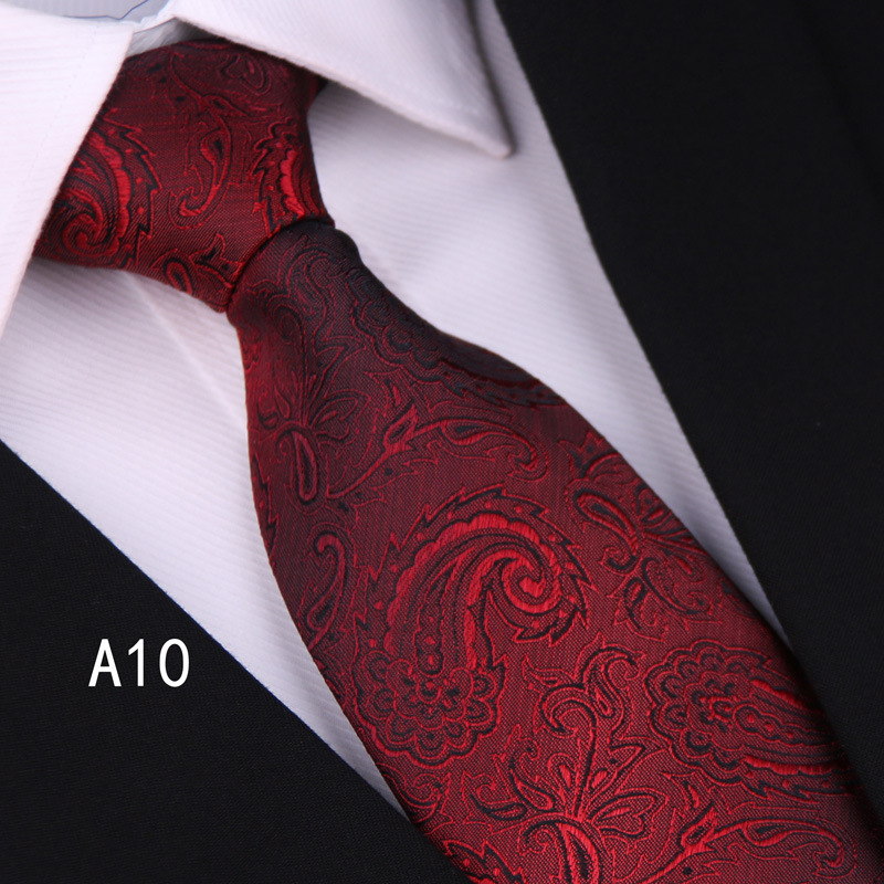 Κλιπ γραβάτας για άνδρες με φλοράλ σχέδιο, πολυεστερική επένδυση, στυλ χωρίς κόμπους