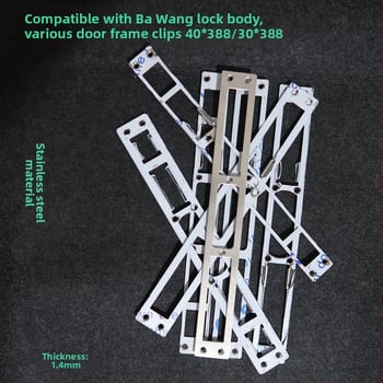 Andamia B05 zártest, rozsdamentes acél, modern minimalist stílus, biztonsági ajtókhoz, faajtókhoz és villa kapukhoz