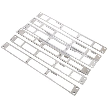 Andamia B05 zártest, rozsdamentes acél, modern minimalist stílus, biztonsági ajtókhoz, faajtókhoz és villa kapukhoz