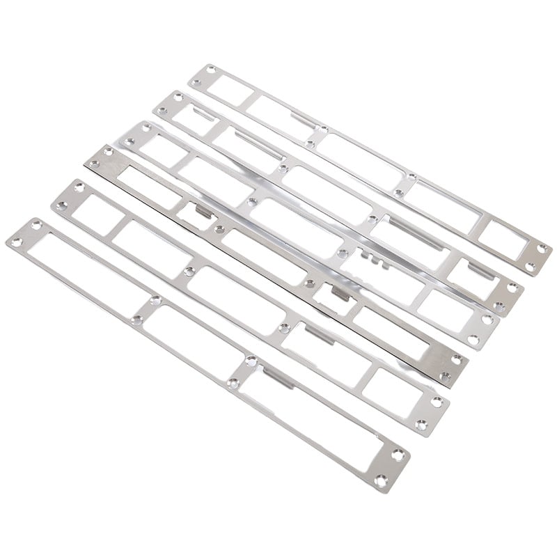 Andamia B05 zártest, rozsdamentes acél, modern minimalist stílus, biztonsági ajtókhoz, faajtókhoz és villa kapukhoz