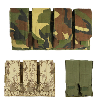 Plic Molle pentru magaziile M4/M4AK – accesoriu vestă tactică, nylon, pentru magaziile 5.56, activități în aer liber