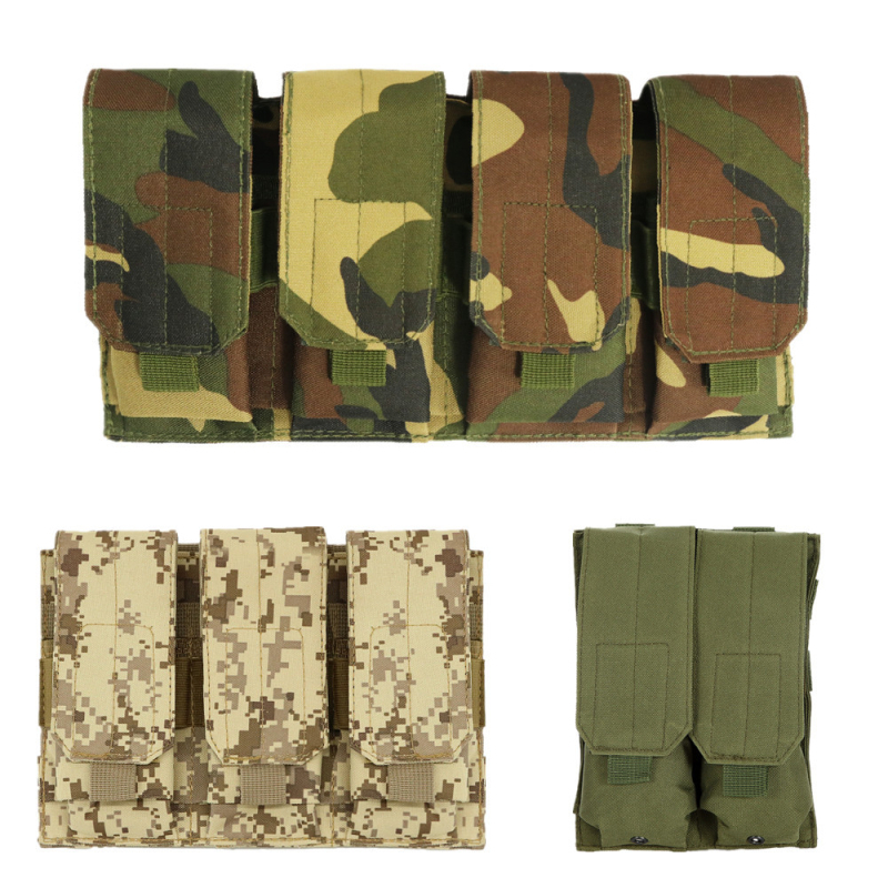 Plic Molle pentru magaziile M4/M4AK – accesoriu vestă tactică, nylon, pentru magaziile 5.56, activități în aer liber