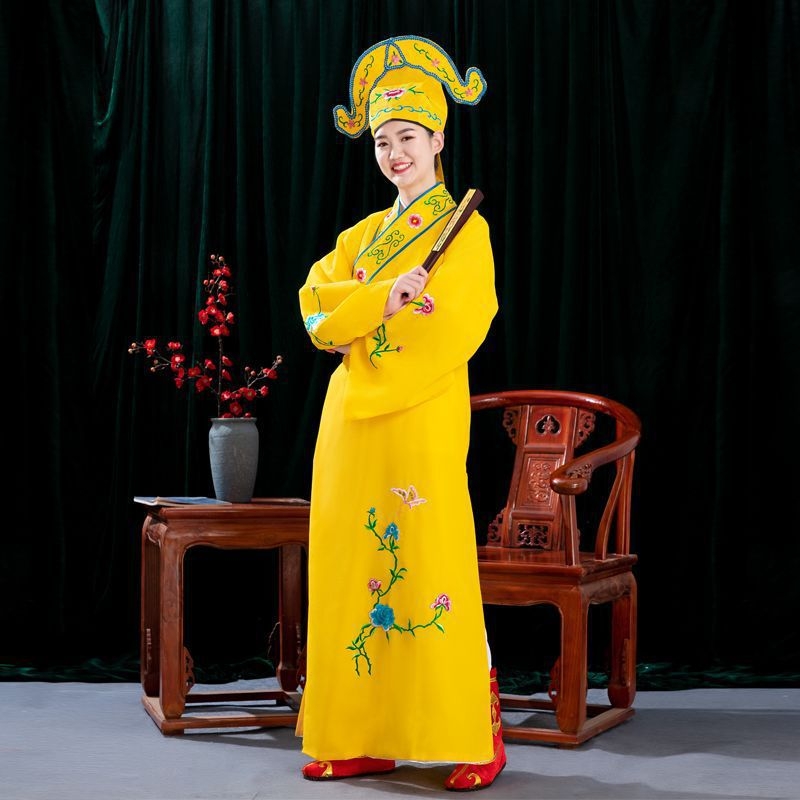 Tang Bohu Scholar kostým – unisex, starostredný outfit pre RPG vo hrách a anime, Chenille tkanina so 30-50% Spandexom, jar 2025, vek 18-24