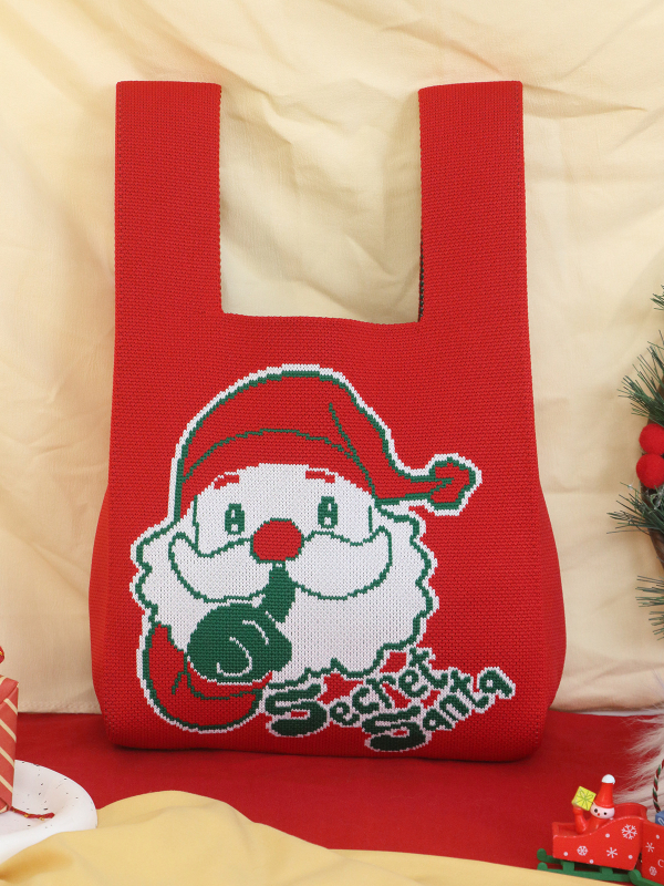 Χειροποίητη τσάντα καρπού για Halloween – σε σχήμα κουβά, πολυεστέρας με επένδυση, ανοιχτό άνοιγμα, καθημερινή χρήση