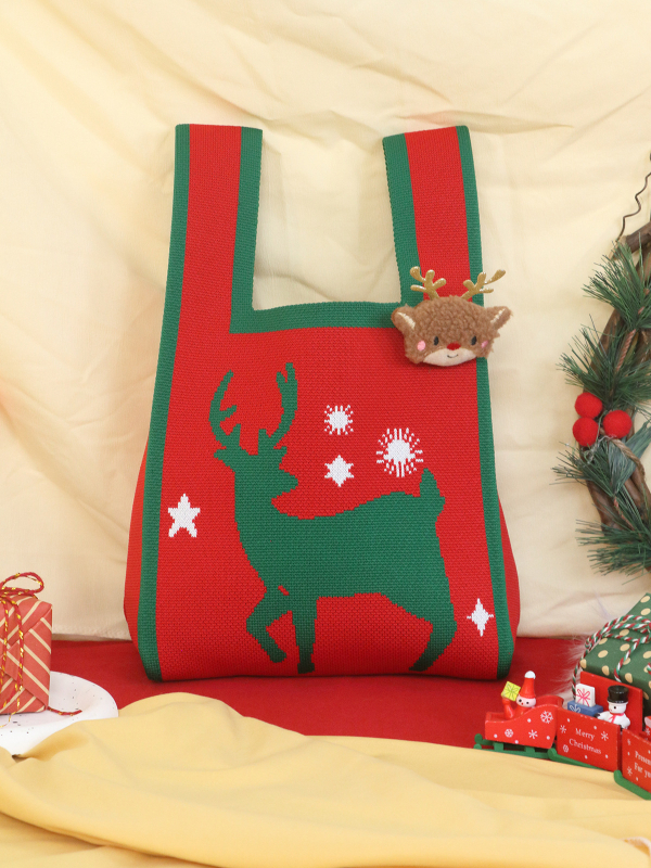 Χειροποίητη τσάντα καρπού για Halloween – σε σχήμα κουβά, πολυεστέρας με επένδυση, ανοιχτό άνοιγμα, καθημερινή χρήση