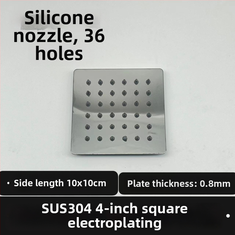 Horná dažďová sprchová hlavica – 304 oceľ nerez, Top spray, dažďová funkcia, štvorcový univerzálny závit