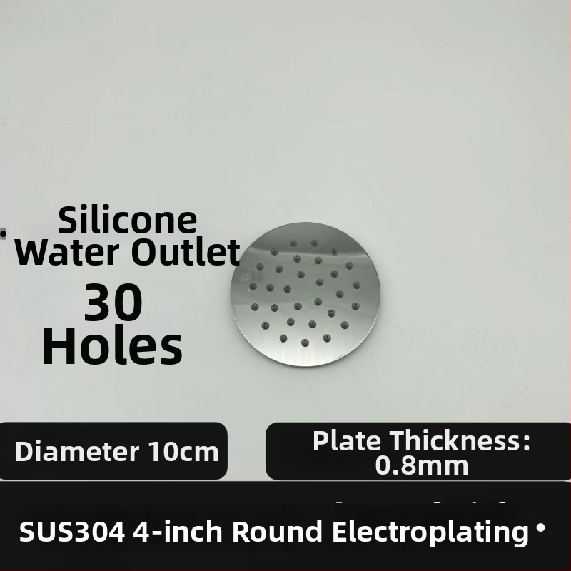 Horná dažďová sprchová hlavica – 304 oceľ nerez, Top spray, dažďová funkcia, štvorcový univerzálny závit