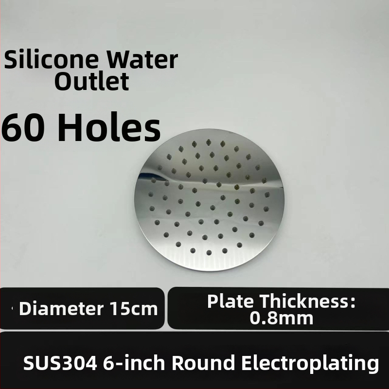 Horná dažďová sprchová hlavica – 304 oceľ nerez, Top spray, dažďová funkcia, štvorcový univerzálny závit