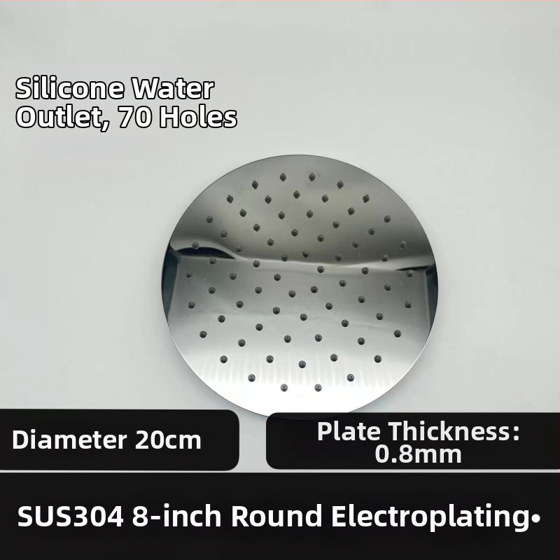 Horná dažďová sprchová hlavica – 304 oceľ nerez, Top spray, dažďová funkcia, štvorcový univerzálny závit