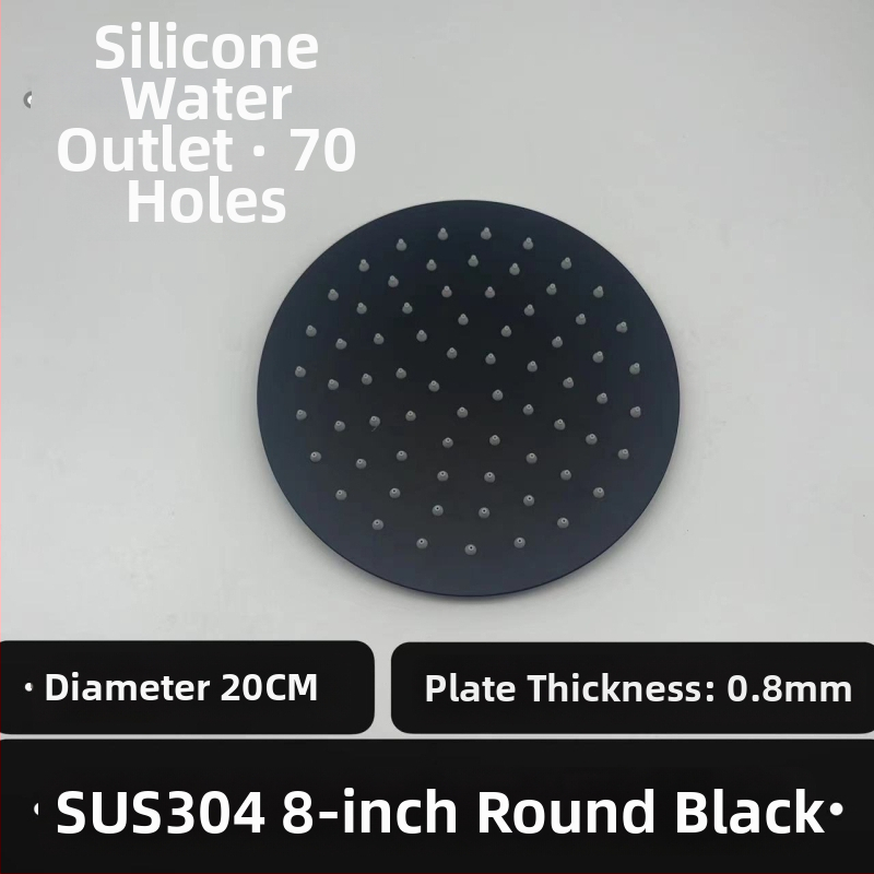 Horná dažďová sprchová hlavica – 304 oceľ nerez, Top spray, dažďová funkcia, štvorcový univerzálny závit