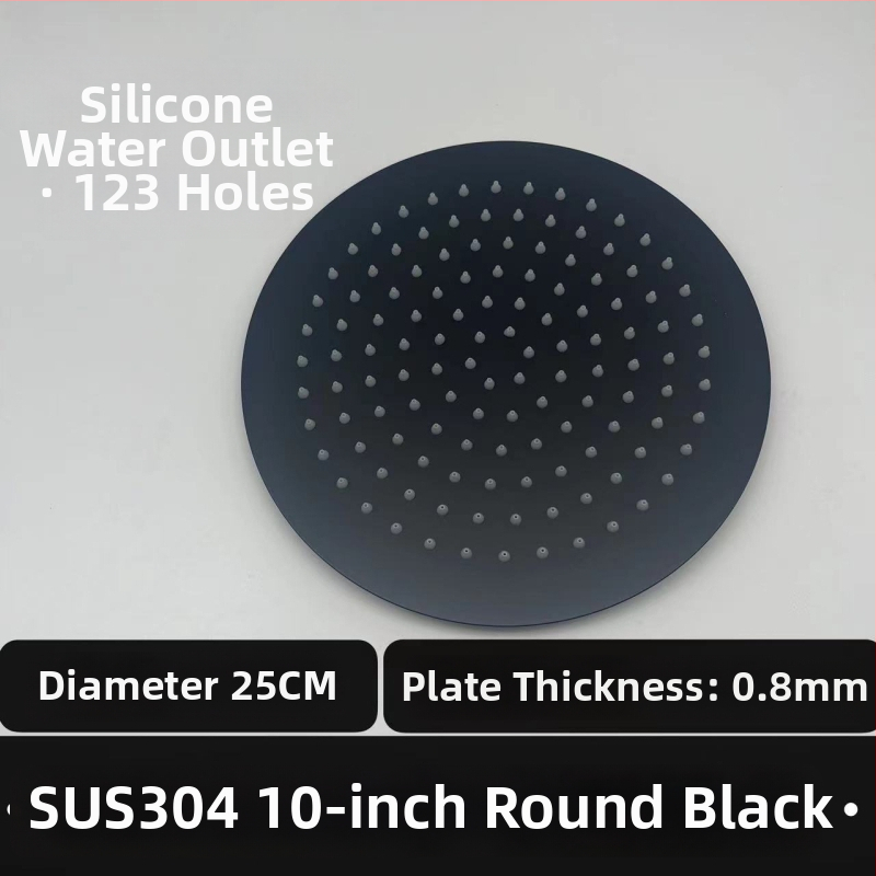 Horná dažďová sprchová hlavica – 304 oceľ nerez, Top spray, dažďová funkcia, štvorcový univerzálny závit