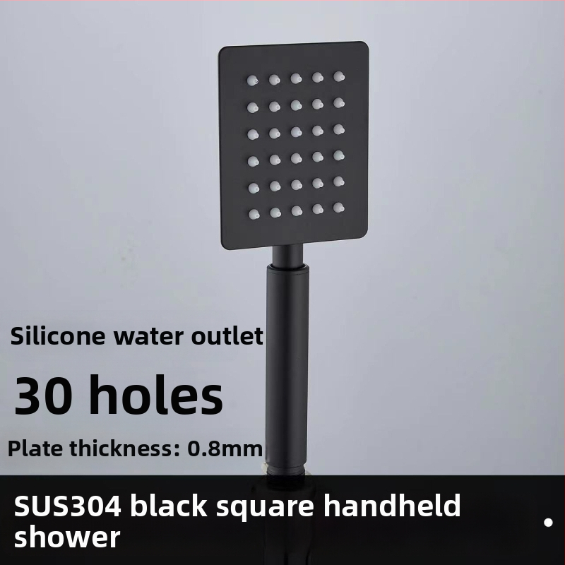 Horná dažďová sprchová hlavica – 304 oceľ nerez, Top spray, dažďová funkcia, štvorcový univerzálny závit