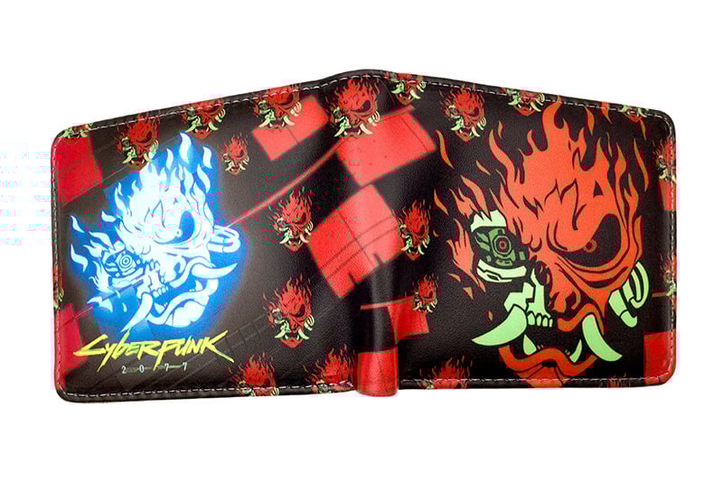 Portofel compact din piele PU, unisex – Model 11D, Cartoon pattern, design deschis, compartimente interioare: suport pentru bancnote, spațiu pentru carduri, poziție pentru fotografie și buzunar cu fermoar