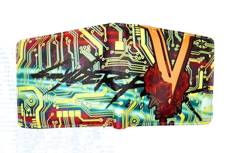 Portofel compact din piele PU, unisex – Model 11D, Cartoon pattern, design deschis, compartimente interioare: suport pentru bancnote, spațiu pentru carduri, poziție pentru fotografie și buzunar cu fermoar