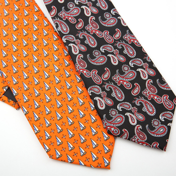 Ανδρική ρετρό γραβάτα με εκτύπωση και γεωμετρικό σχέδιο, ύφασμα πολυεστερικών ινών, μοτίβο κουκίδων, τεχνική εκτύπωσης, κατάλληλη για επαγγελματικό ντύσιμο