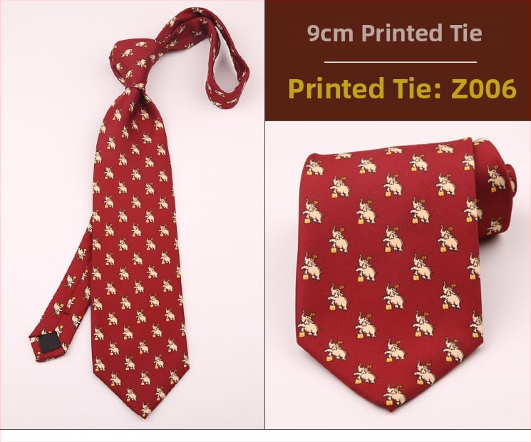 Ανδρική ρετρό γραβάτα με εκτύπωση και γεωμετρικό σχέδιο, ύφασμα πολυεστερικών ινών, μοτίβο κουκίδων, τεχνική εκτύπωσης, κατάλληλη για επαγγελματικό ντύσιμο