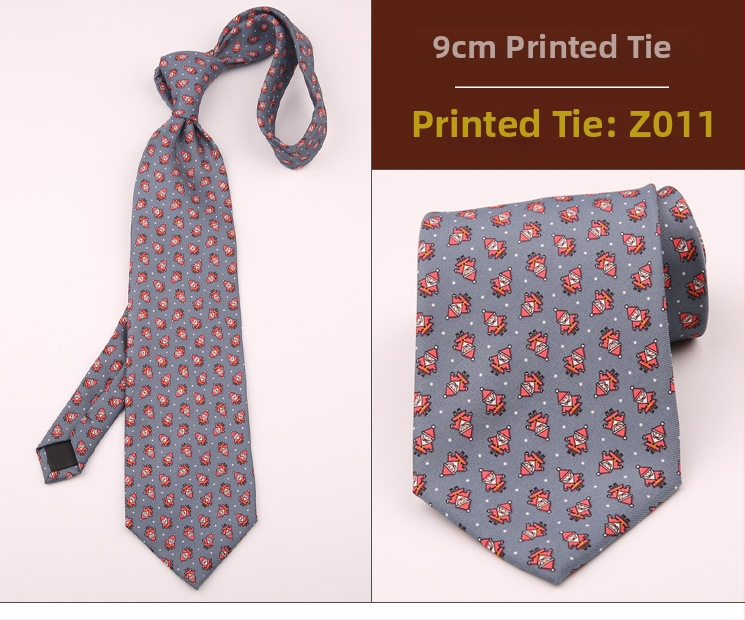 Ανδρική ρετρό γραβάτα με εκτύπωση και γεωμετρικό σχέδιο, ύφασμα πολυεστερικών ινών, μοτίβο κουκίδων, τεχνική εκτύπωσης, κατάλληλη για επαγγελματικό ντύσιμο