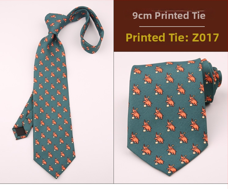 Ανδρική ρετρό γραβάτα με εκτύπωση και γεωμετρικό σχέδιο, ύφασμα πολυεστερικών ινών, μοτίβο κουκίδων, τεχνική εκτύπωσης, κατάλληλη για επαγγελματικό ντύσιμο