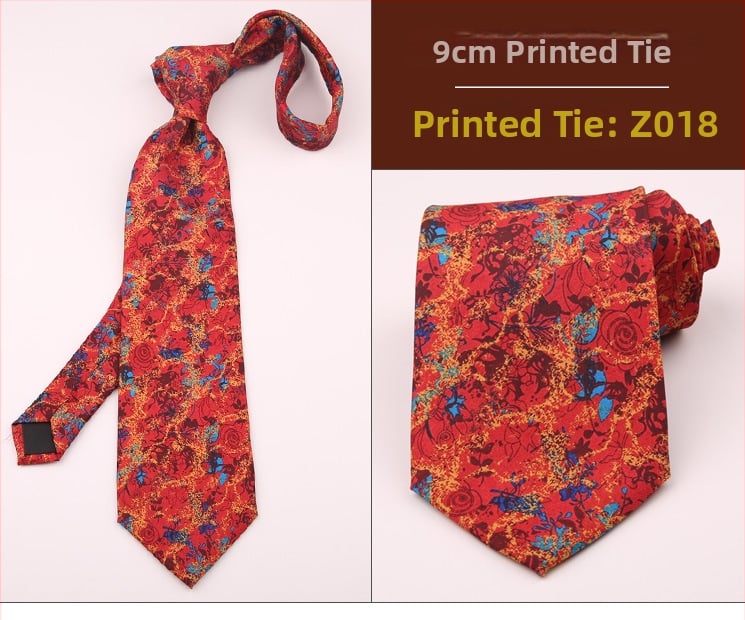 Ανδρική ρετρό γραβάτα με εκτύπωση και γεωμετρικό σχέδιο, ύφασμα πολυεστερικών ινών, μοτίβο κουκίδων, τεχνική εκτύπωσης, κατάλληλη για επαγγελματικό ντύσιμο