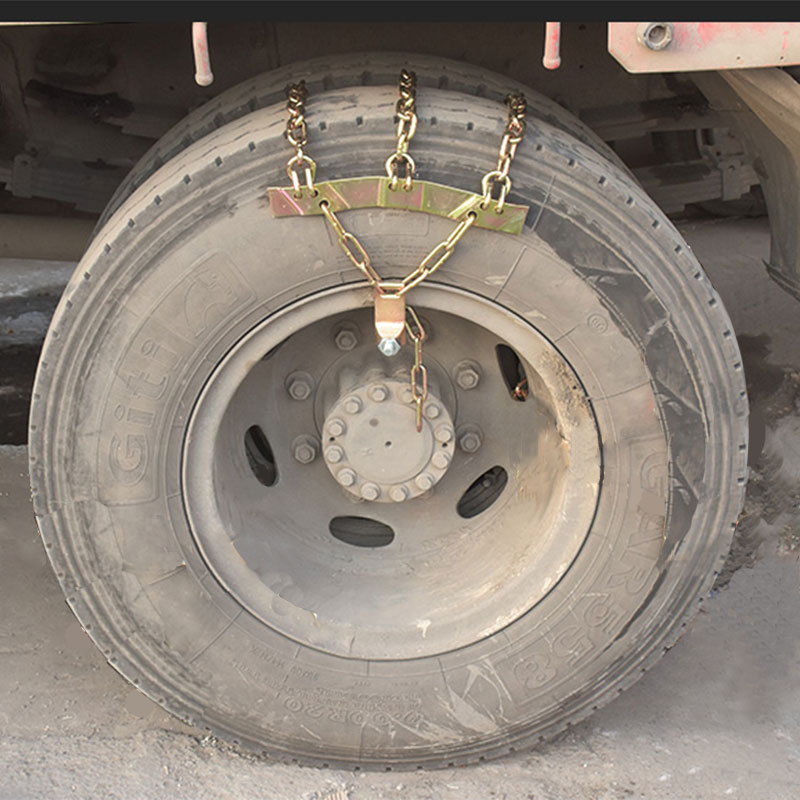 Lanțuri antiderapante pentru vehicule grele – Material: Cauciuc, Model: Large truck tire chain yowd