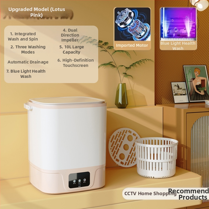 Fehérnemű- és zoknis mosógép babasterilizálási funkcióval - 020 modell, időzítő <2 óra, 220W (DC)