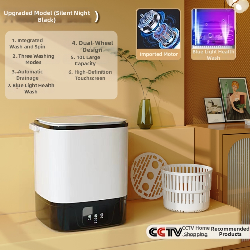 Fehérnemű- és zoknis mosógép babasterilizálási funkcióval - 020 modell, időzítő <2 óra, 220W (DC)