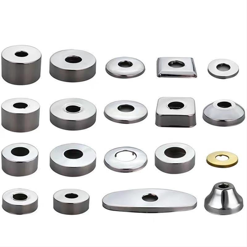 Nerezový dekoratívny kryt pre kohútik a uholný ventil sprchy, prispôsobiteľný, Wei Siyu, nový čínsky štýl