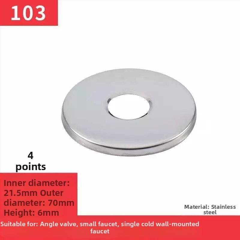 Nerezový dekoratívny kryt pre kohútik a uholný ventil sprchy, prispôsobiteľný, Wei Siyu, nový čínsky štýl