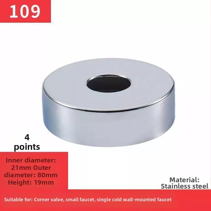 Nerezový dekoratívny kryt pre kohútik a uholný ventil sprchy, prispôsobiteľný, Wei Siyu, nový čínsky štýl