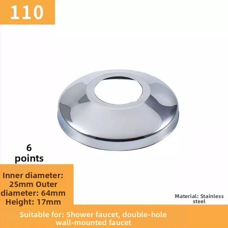 Nerezový dekoratívny kryt pre kohútik a uholný ventil sprchy, prispôsobiteľný, Wei Siyu, nový čínsky štýl