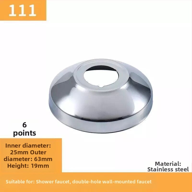 Nerezový dekoratívny kryt pre kohútik a uholný ventil sprchy, prispôsobiteľný, Wei Siyu, nový čínsky štýl