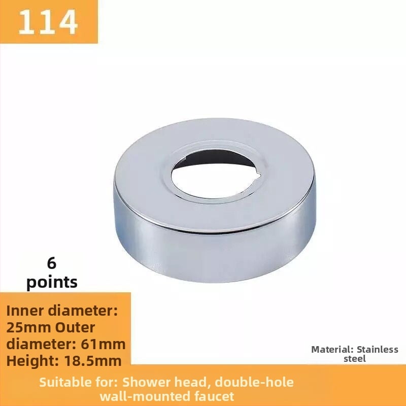 Nerezový dekoratívny kryt pre kohútik a uholný ventil sprchy, prispôsobiteľný, Wei Siyu, nový čínsky štýl