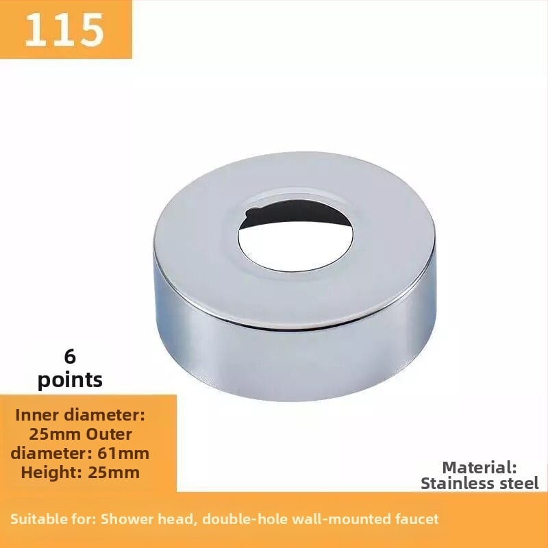 Nerezový dekoratívny kryt pre kohútik a uholný ventil sprchy, prispôsobiteľný, Wei Siyu, nový čínsky štýl