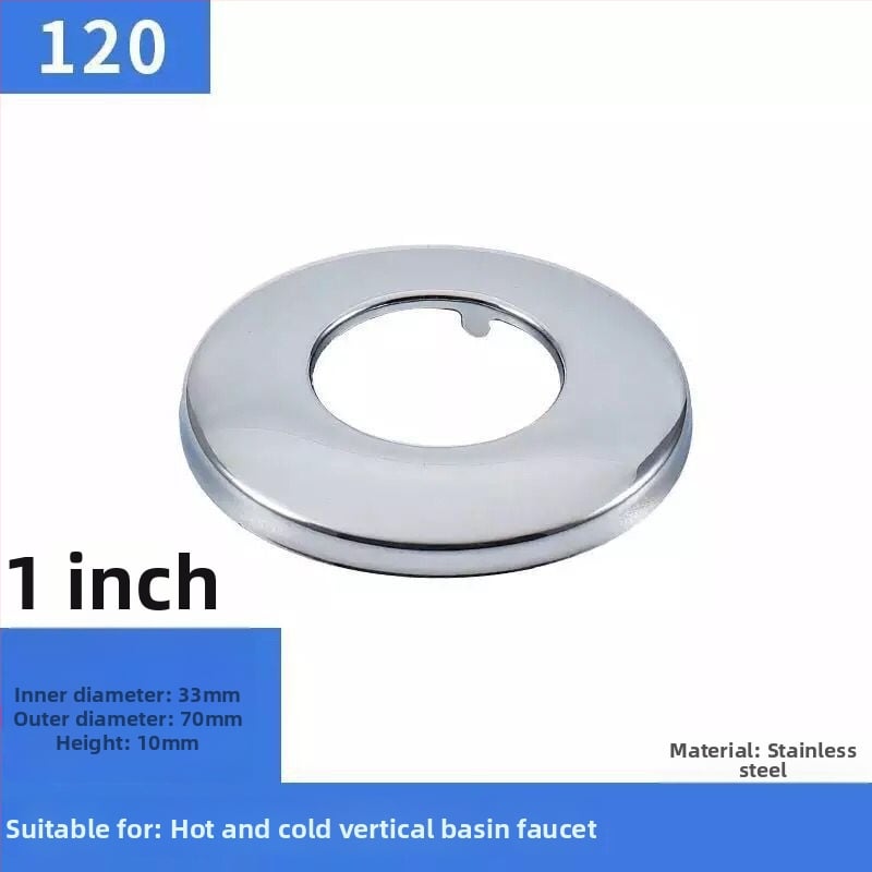 Nerezový dekoratívny kryt pre kohútik a uholný ventil sprchy, prispôsobiteľný, Wei Siyu, nový čínsky štýl