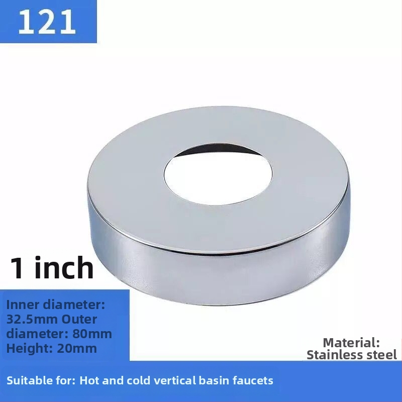 Nerezový dekoratívny kryt pre kohútik a uholný ventil sprchy, prispôsobiteľný, Wei Siyu, nový čínsky štýl