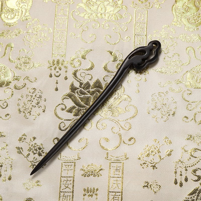 Accesoriu de păr din lemn cu motive florale, stil retro, făcut manual, potrivit pentru coafuri Hanfu