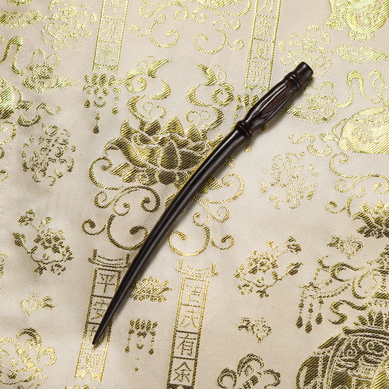 Accesoriu de păr din lemn cu motive florale, stil retro, făcut manual, potrivit pentru coafuri Hanfu