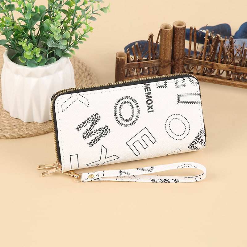 Portofel pentru femei cu o singură pliură – ultra-ușor, stil urban minimalist, pentru utilizare zilnică, brand Brother Hua Niu, Vara 2023