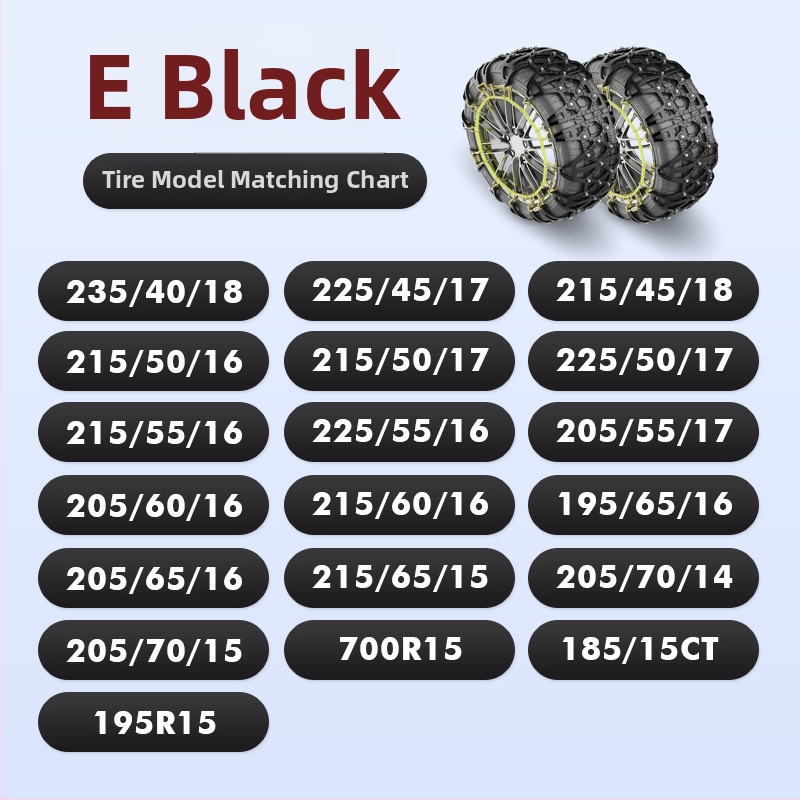 Lanț antiaderant pentru anvelope din cauciuc Xiude, 6 kg, Model Special pentru Anvelope, Compatibil cu Toate Specificațiile Anvelopei