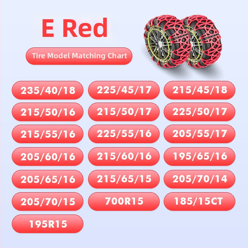 Lanț antiaderant pentru anvelope din cauciuc Xiude, 6 kg, Model Special pentru Anvelope, Compatibil cu Toate Specificațiile Anvelopei