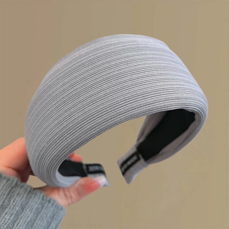 Bandă pentru cap pentru femei — design premium cu margine largă, lucrată manual, stil simplu, iarnă 2025