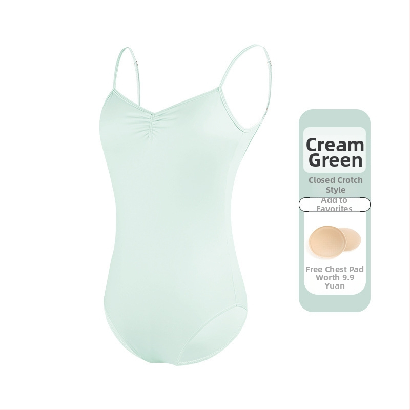 Női balett-leotár vékony pántokkal, egyrészes táncruha, nylon 75% anyag, nylon bélés 80%, felnőtteknek, nyári gyakorlathoz