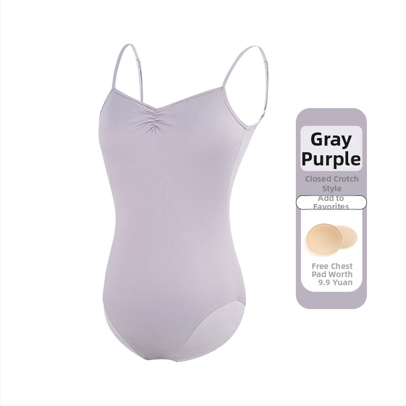 Női balett-leotár vékony pántokkal, egyrészes táncruha, nylon 75% anyag, nylon bélés 80%, felnőtteknek, nyári gyakorlathoz