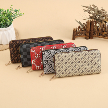 Portofel PU pentru femei - lung, multifuncțional clutch cu buzunar pentru telefon, stil urban