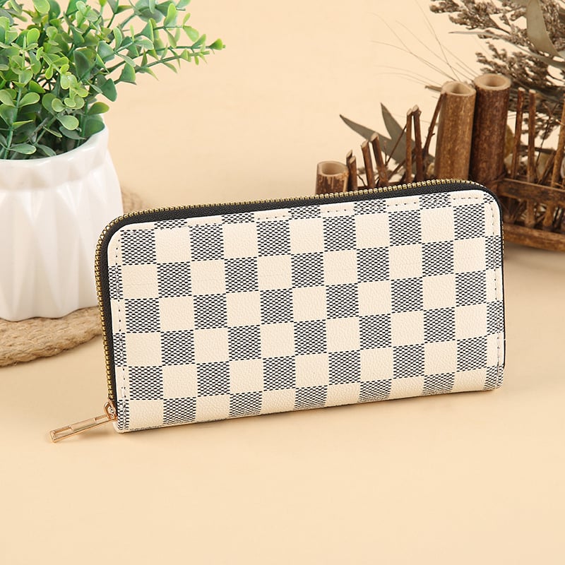 Portofel PU pentru femei - lung, multifuncțional clutch cu buzunar pentru telefon, stil urban