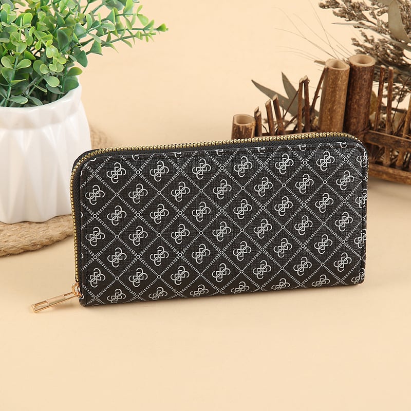 Portofel PU pentru femei - lung, multifuncțional clutch cu buzunar pentru telefon, stil urban