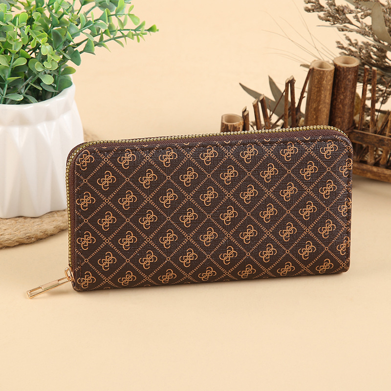 Portofel PU pentru femei - lung, multifuncțional clutch cu buzunar pentru telefon, stil urban