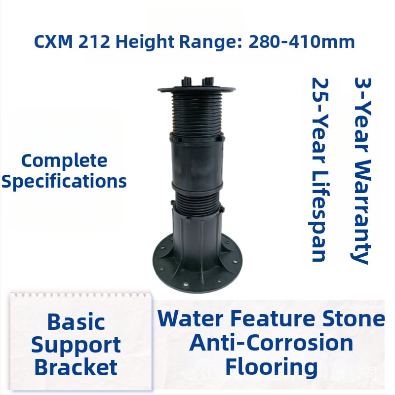 Cadru pentru fântână uscată, reglabil, cu schelet din lemn exterior, pulverizare combinată