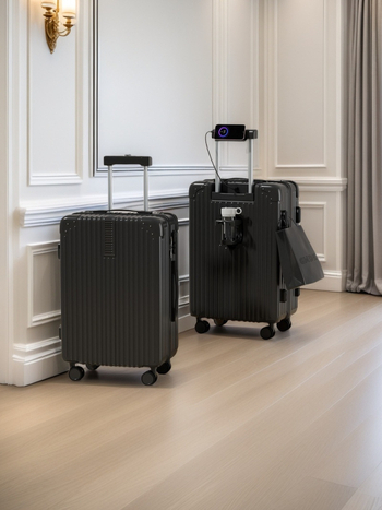 Dvojdielny kufrový set s tichými otočnými kolieskami, ABS materiál, zámok s heslom, veľká kapacita